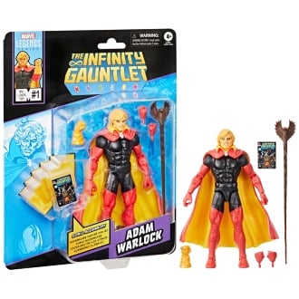 Figura hasbro marvel legends the infinity gauntlet mini comics adam warlock