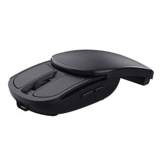 MOUSE TRUST WIRELESS ZYLO NEGRO 2400 DPI AJUSTABLE 6 BOTONES PLEGABLE