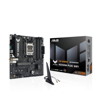 PB ASUS TUF GAMING A620AM-PLUS WIFI SKT AM5 MICROATX 4xDDR5 DISPLAYPORT HDMI USB 10Gbps