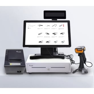 TPV CAJON PORTAMONEDAS EQUIP APERTURA MANUAL Y AUTOMATICA CONECTOR RJ11 COLOR BLANCO