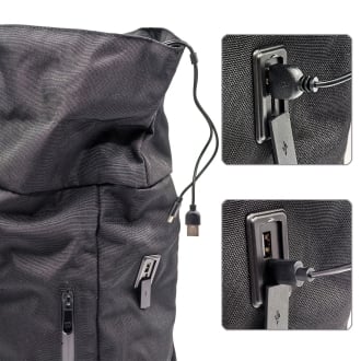 Ewent EW2536 maletines para portátil 43,9 cm (17.3") Mochila Negro