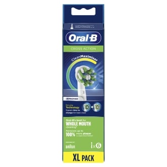 Oral-B CrossAction 80339345 cepillo de cabello 6 pieza(s) Azul, Verde, Blanco