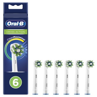 Oral-B CrossAction 80339345 cepillo de cabello 6 pieza(s) Azul, Verde, Blanco
