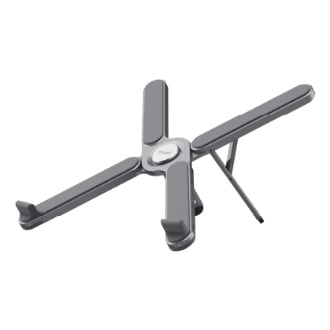 SOPORTE DE PORTATIL TRUST MACY ALUMINIO PLEGABLE HASTA 17" 20Kg