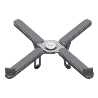 SOPORTE DE PORTATIL TRUST MACY ALUMINIO PLEGABLE HASTA 17" 20Kg