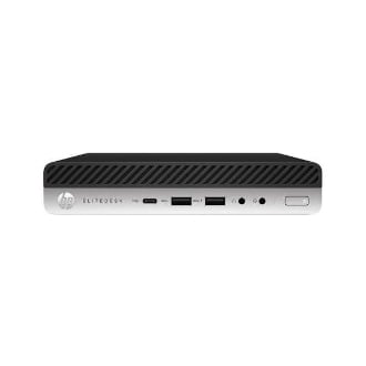 Ordenador reacondicionado mini hp elitedesk 800 g3 - i5 - 6th - 8gb - 256gb m2 - win 10 pro - sin cable trebol - wifi+antena