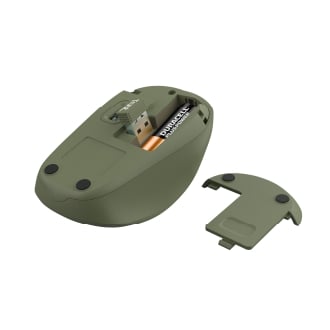 MOUSE TRUST WIRELESS YVI+ ECO VERDE 1600DPI AJUSTABLE 4 BOTONES