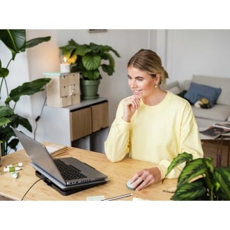 MOUSE TRUST WIRELESS YVI+ ECO VERDE 1600DPI AJUSTABLE 4 BOTONES