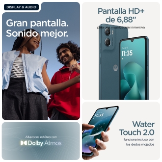 Motorola moto g06 17,5 cm (6.88") SIM doble Android 15 4G USB Tipo C 4 GB 256 GB 5200 mAh Azul