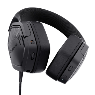 HEADSET BLUETOOTH TRUST GXT 493PS CARUS NEGRO BT 2.4GHz JACK3.5mm BATERIA 70h COMPATIBLE PS5