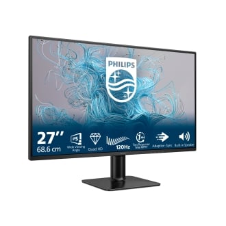 MONITOR 27" DP HDMI PHILIPS 27E2N2500/00 IPS QHD 2560x1440 120hz 1ms VESA 100x100 NEGRO