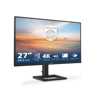 MONITOR 27" DP HDMI PHILIPS 27E1N1800AE/00 IPS UHD 3840 x 2160 60hz 4ms VESA 100x100 2x2W NEGRO