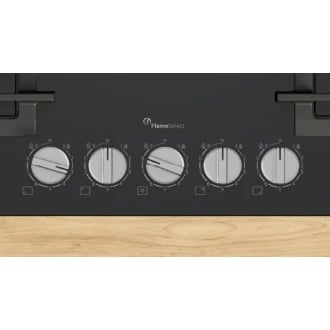 ENCIMERA BOSCH PPQ7A6I40 75CM 5F GAS NAT NEGRO