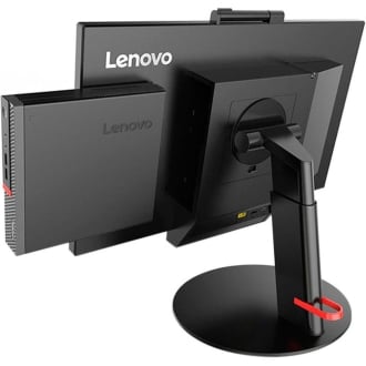 Ordenador combo reacondicionado pc mini lenovo m910q - i5 - 6th - 8gb - 256gb ssd - windows 10 pro + monitor reacondicionado 24 pulgadas - sin cable trebol