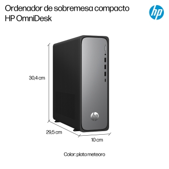 Ordenador hp omnidesk slim s03 - 0017ns i5 - 14400 -  16gb -  ssd 512gb -  w11 -  plata meteoro
