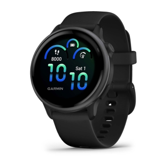 Garmin vívoactive 6 3,05 cm (1.2") AMOLED 42 mm Digital 390 x 390 Pixeles Pantalla táctil Negro Wifi GPS (satélite)