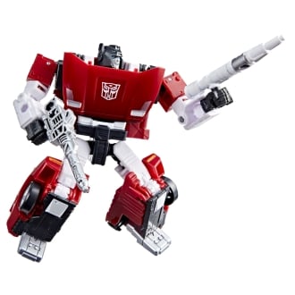 Figura hasbro transformers devastation studio series deluxe class sideswipe 11cm