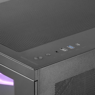 CAJA ATX SEMITORRE GAMING MARS GAMING MC3TCORELCDM 3 CRISTAL TEMPLADO PANTALLA LCD 2x3.5 3x2.5 GPU 4