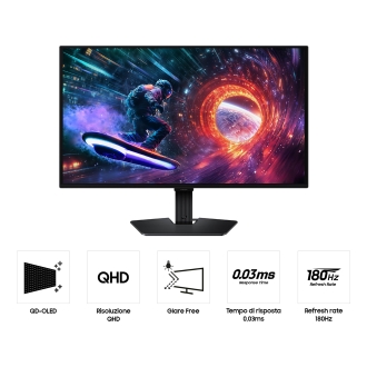 Samsung G50F pantalla para PC 68,6 cm (27") 2560 x 1440 Pixeles Quad HD OLED Negro