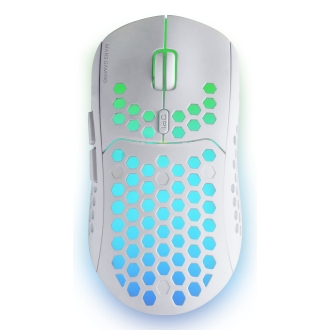 TECLADO MOUSE Y ALFOMBRILLA MARS GAMING MCPWXWES BLANCO H-MECH FRGB 3200DPI