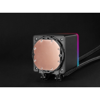 SISTEMA DE REFRIGERACION LIQUIDA MARS GAMING MLVISIONPRO240 NEGRO 2x120mm ARGB TPD 500W LCD