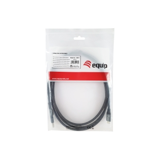 CABLE USB TIPO C MACHO USB-C MACHO 2M EQUIP USB 3.2 GEN 2x2 100W 20V 5A 20GBPS 4K60H E-MARK ADAPT. USB-A