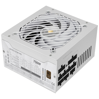 FUENTE DE ALIMENTACION MODULAR MARS GAMING 750W ATX 80+ BRONZE 140mm SILENT BLANCO
