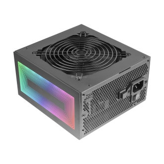 FUENTE DE ALIMENTACION MARS GAMING 750W BLACK ARGB CERTIFICADO 80+ BRONZE APFC VENT. 12x12mm DC-DC