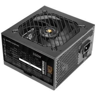 FUENTE DE ALIMENTACION MARS GAMING 550W MPB550SI EXTREME SILENCE 80 PLUS BRONZE NEGRO