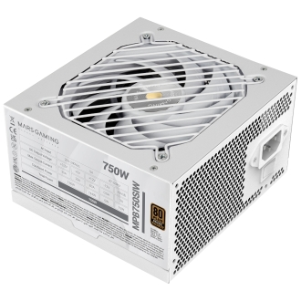 FUENTE DE ALIMENTACION MARS GAMING 750W MPB750SIW EXTREME SILENCE 80 PLUS BRONZE BLANCO
