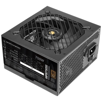 FUENTE DE ALIMENTACION MARS GAMING 750W MPB750SI EXTREME SILENCE 80 PLUS BRONZE NEGRO