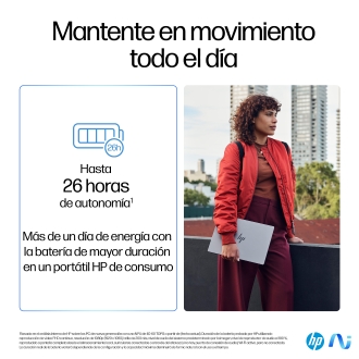 Portatil hp omnibook x 14 - fe0008ns x1e - 78 - 100 -  16gb -  ssd 1tb -  14 pulgadas tactil - w11h