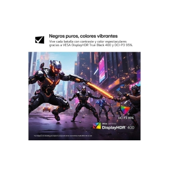 LG 27G610A-B pantalla para PC 68,6 cm (27") 2560 x 1440 Pixeles Quad HD LCD Negro