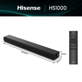 Hisense HS1000 Negro 2.0 canales 120 W