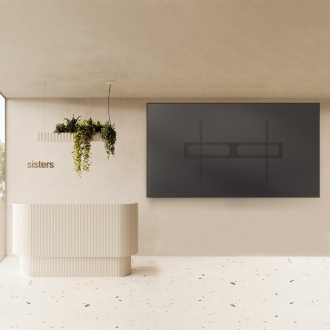 TooQ Soporte Fijo de Pared para Pantallas 37-140, Negro