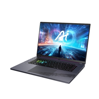 GIGABYTE AORUS 16X ASG-53PTC54SH ordenador portatil Intel® Core i7 i7-14650HX Portátil 40,6 cm (16") WQXGA 16 GB DDR5-SDRAM 1 TB SSD NVIDIA GeForce RTX 4070 Wi-Fi 7 (802.11be) Windows 11 Home Gris