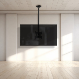 TooQ Soporte de Techo para pantallas 23-42, Negro