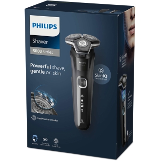AFEITADORA PHILIPS S5898/35 COLOR NEGRO USO EN HUMEDO Y SECO INALAMBRICA ESTUCHE