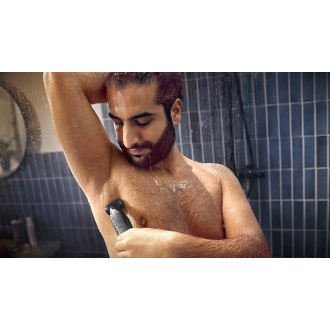 AFEITADORA CORPORAL PHILIPS SERIE 3 BG3027/05 IMPERMEABLE INALAMBRICA RECORTADOR AJUSTABLE RECARGABL