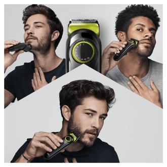 RECORTADORA DE BARBA BRAUN BT3221/EU 20 AJUSTES CORTE 0,5 - 10mm RECARGABLE NEGRO