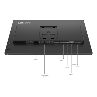 MONITOR 24" HDMI DISPLAYPORT LENOVO P24Q-40 REGULABLE EN ALTURA, PIVOTANTE2560x1440 HUB USB