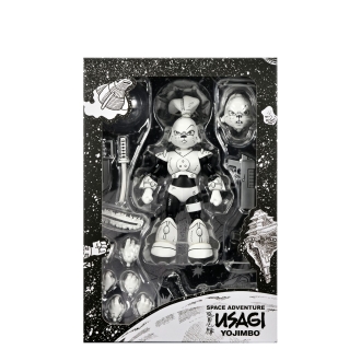 Figura nega usagi yojimbo space usagi yojimbo black & white ver. scale action 18cm