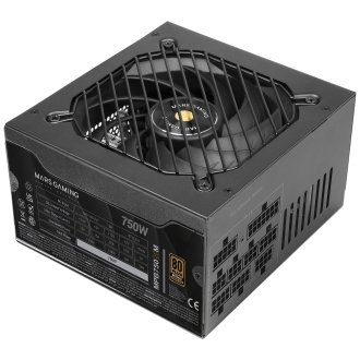 FUENTE MODULAR MARS GAMING 750W ATX 80+ BRONZE 140mm SILENT NEGRO