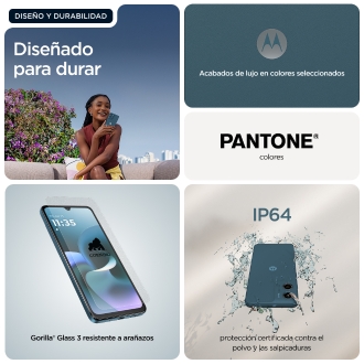 Motorola moto g06 power 17,5 cm (6.88") SIM doble Android 15 4G USB Tipo C 4 GB 256 GB 7000 mAh Azul