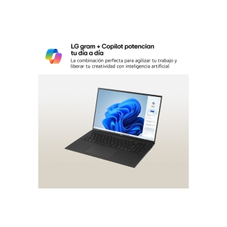 LG Gram 16Z90RU-G.AA55B ordenador portatil Intel® Core i5 i5-1334U Portátil 40,6 cm (16") WQXGA 16 GB LPDDR4x-SDRAM 512 GB SSD Wi-Fi 6 (802.11ax) Windows 11 Home Negro
