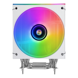 VENTILADOR CON DISIPADOR DE CPU MARS GAMING MCPULCD TDP 300W 120mm PANTALLA LCD ARGB BLANCO