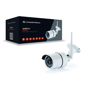 CAMARA IP CONCEPTRONIC JARETH03W 1080P INSTALACION POR CODIGO QR LED EXTERIOR / INTERIOR WIFI CLOUD