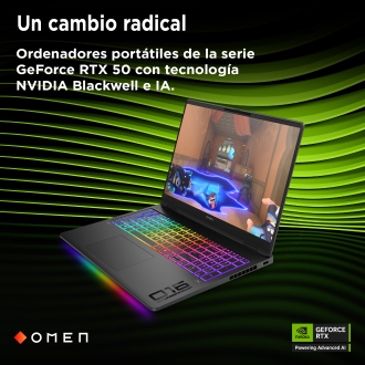 HP OMEN MAX Gaming Laptop 16-ah0039ns Intel Core Ultra 9 275HX Portátil 40,6 cm (16") WQXGA 32 GB DDR5-SDRAM NVIDIA GeForce RTX 5070 Ti Wi-Fi 7 (802.11be) FreeDOS AI PC Negro