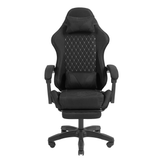 SILLA GAMER MARS GAMING MGCXFGRB NEGRA RECLINABLE REPOSABRAZOS AJUSTABLE REPOSAPIES COJINES ACABADO