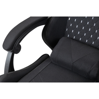 SILLA GAMER MARS GAMING MGCXFGRB NEGRA RECLINABLE REPOSABRAZOS AJUSTABLE REPOSAPIES COJINES ACABADO